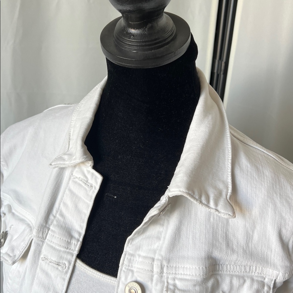 Hudson White Denim Jacket - Picture 2 of 8